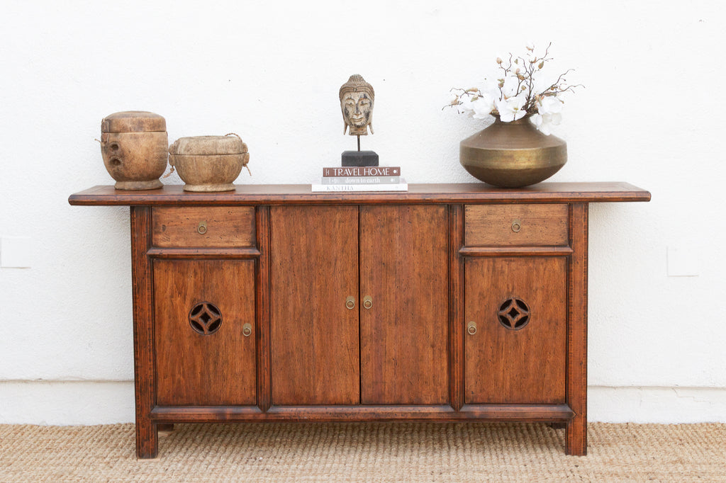 Vintage Provincial Tuan Sideboard Cabinet (Trade)