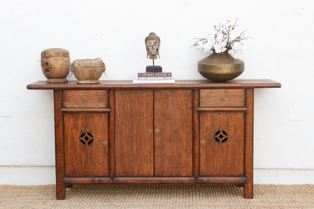 Vintage Provincial Tuan Sideboard Cabinet (Trade)
