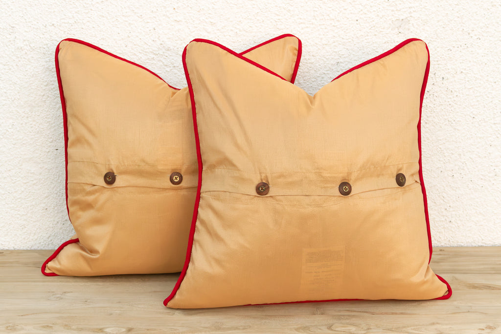 Pair of Ojas Zardozi Pillows