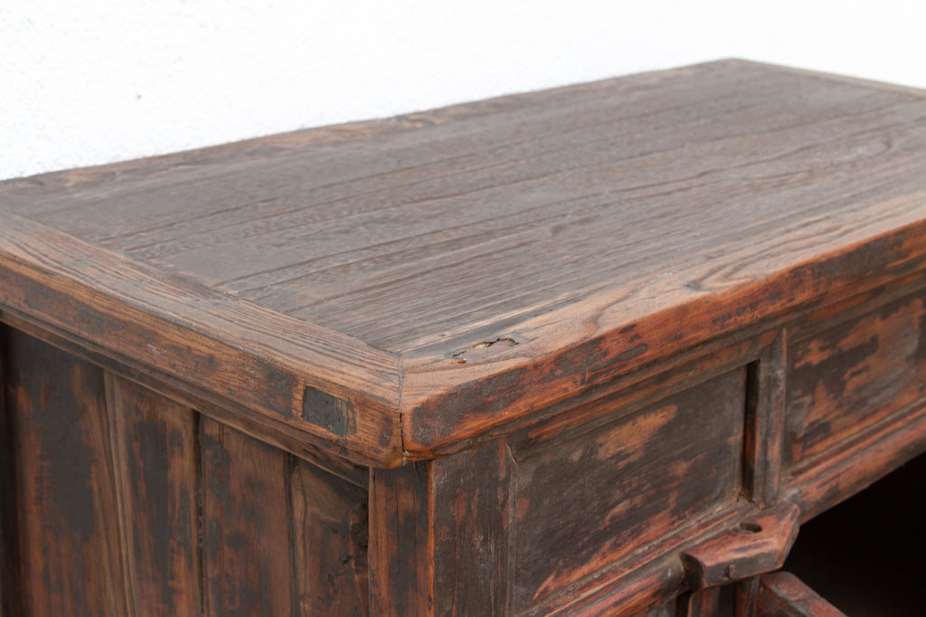 Antique Provincial 2 Door Rustic Asian Cabinet (Trade)