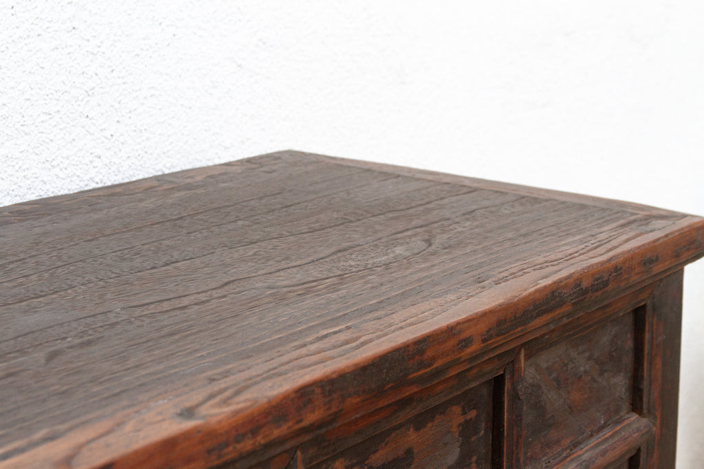 Antique Provincial 2 Door Rustic Asian Cabinet (Trade)