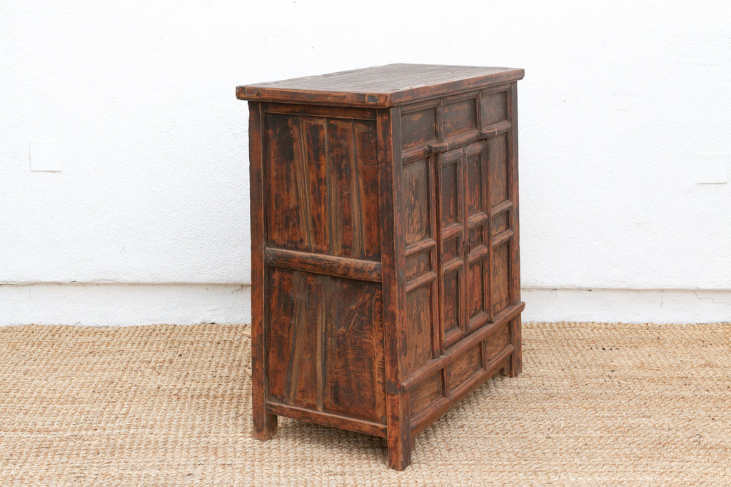 Antique Provincial 2 Door Rustic Asian Cabinet (Trade)