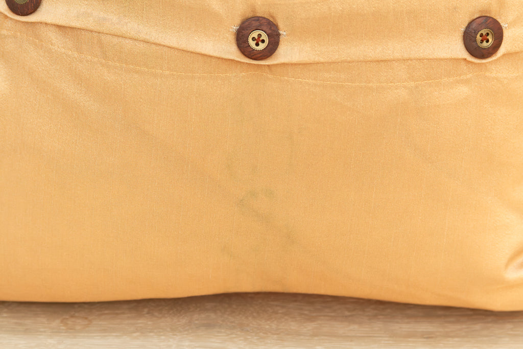 Pair of Tara Zardozi-Embroidered Silk Pillow Covers