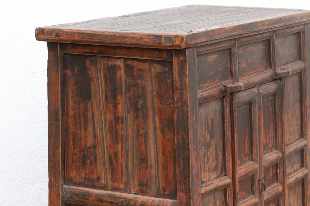 Antique Provincial 2 Door Rustic Asian Cabinet (Trade)