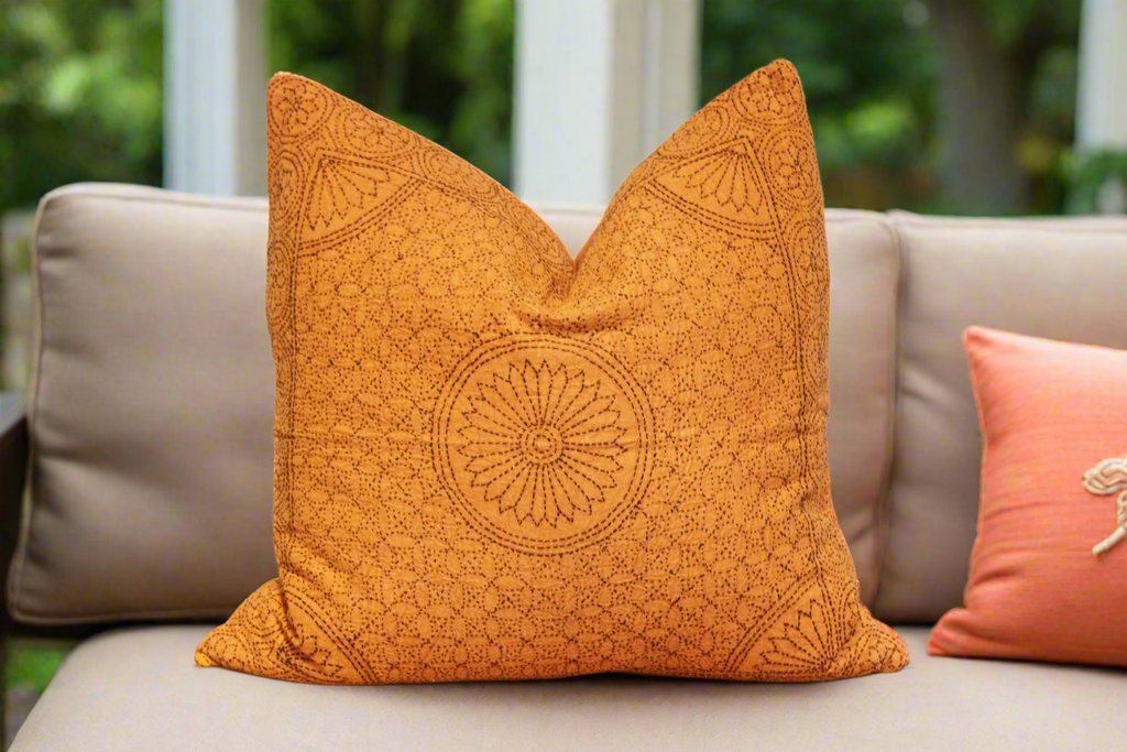 Alba Hand-Stitched Pillow Cover