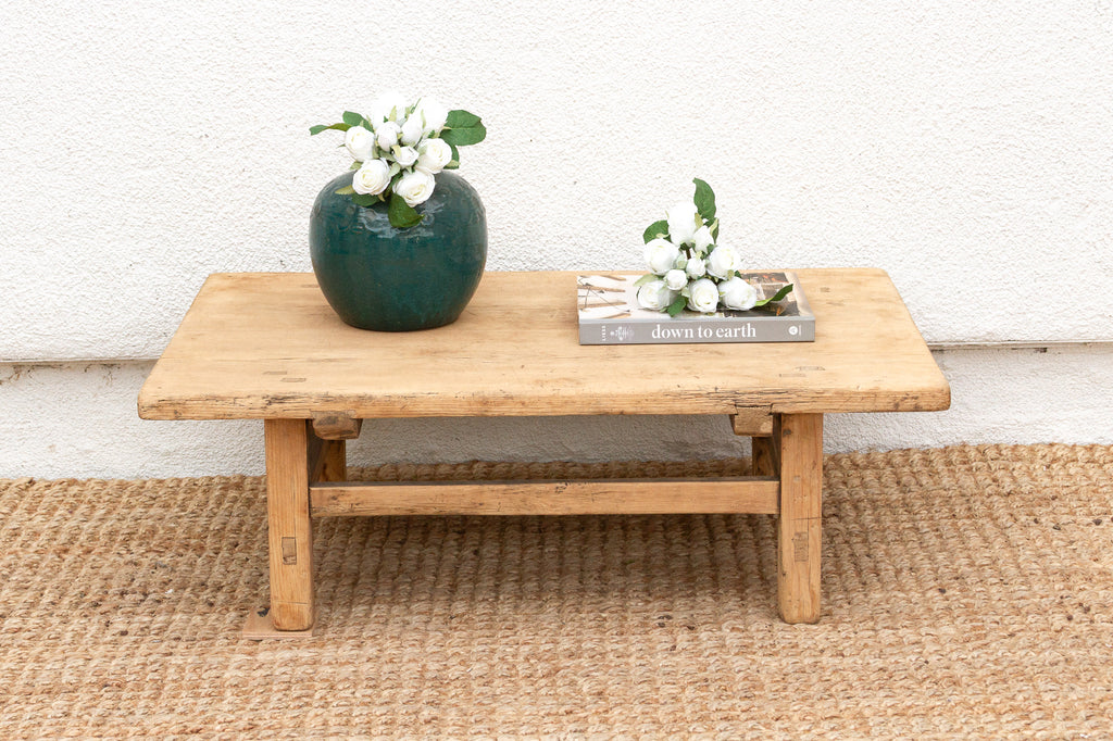 19th Century Rustic Low Kang Table