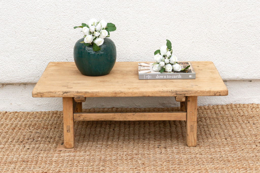 19th Century Rustic Low Kang Table