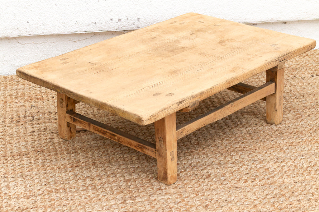 19th Century Rustic Low Kang Table