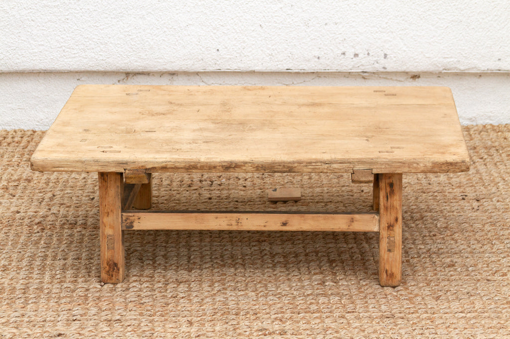 19th Century Rustic Low Kang Table