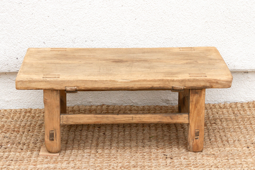 19th Century Rustic Low Kang Table