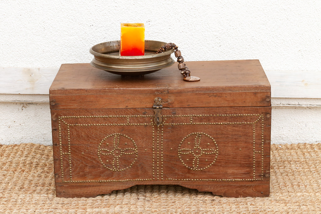 Mid 20th Century British Colonial Teak Chest