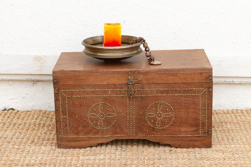 Mid 20th Century British Colonial Teak Chest