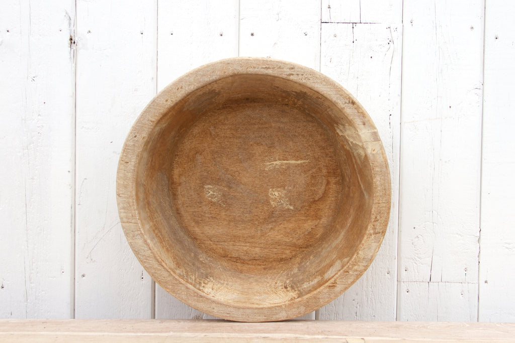 Bleached Farmhouse Country Bowl