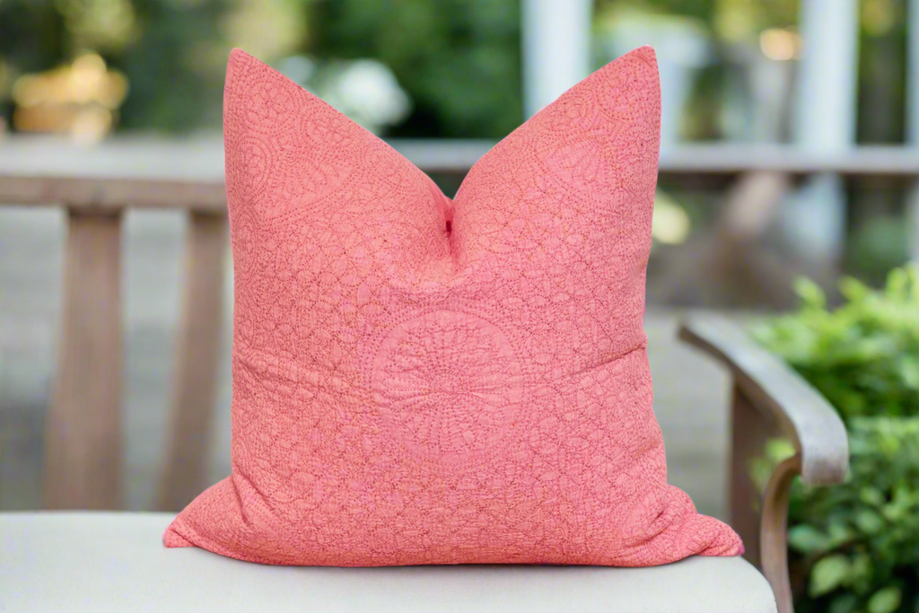 Rosada Hand-Stitched Pillow Cover