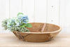 Rustic Copper Strap Antique Bowl