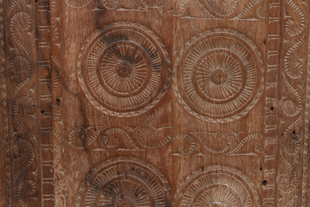 Antique Chatera Finely Carved Door Wall Panel