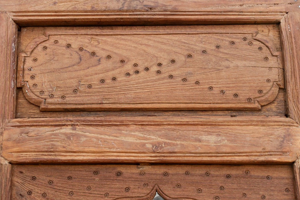 Early 1800's Double Arch Tall Haveli Mirror (Trade)