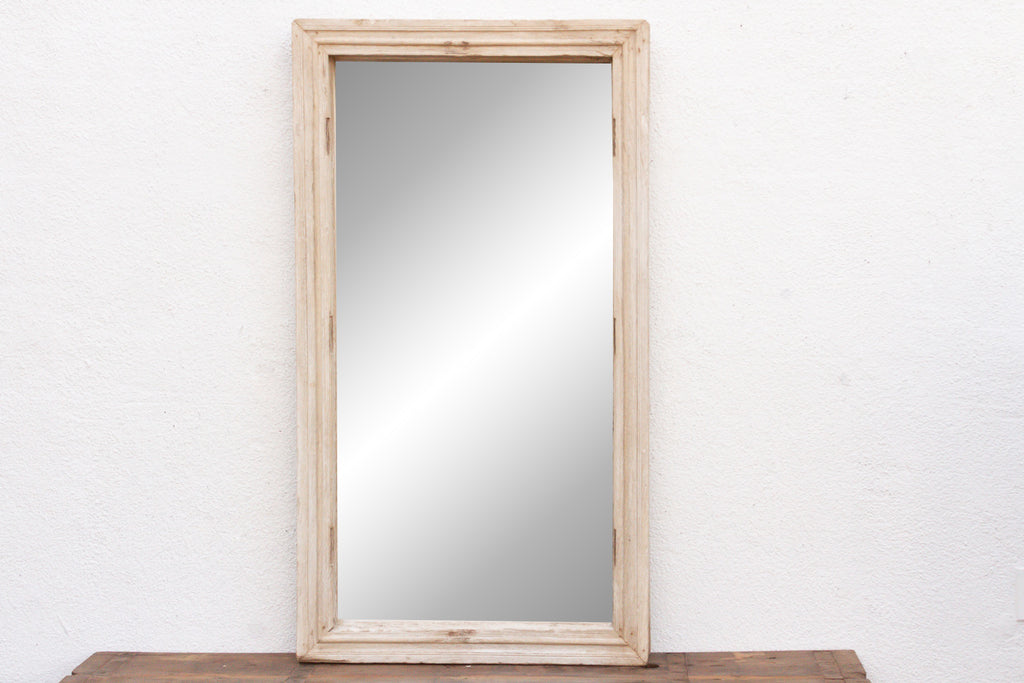 Grand Sun Bleached Architectural Teak Mirror (Trade)