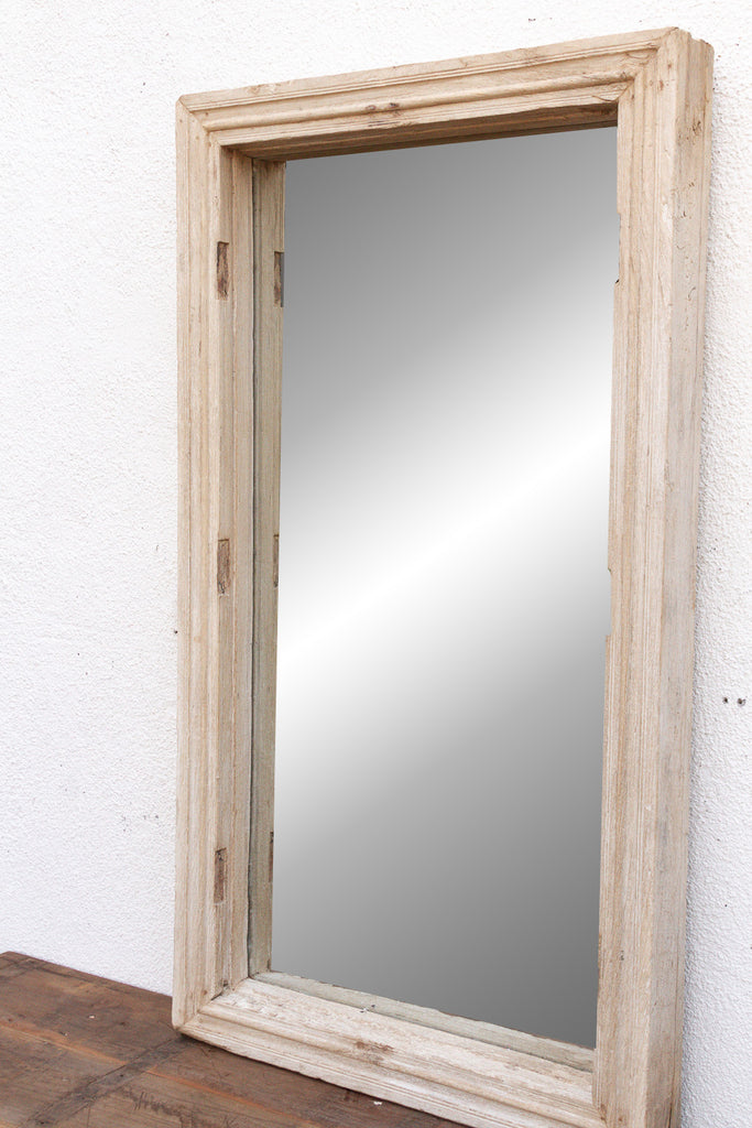 Grand Sun Bleached Architectural Teak Mirror