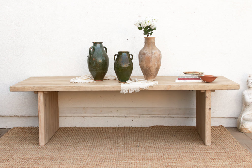 Grand Estate Reclaimed Bleached Wood Dining Table (Trade)