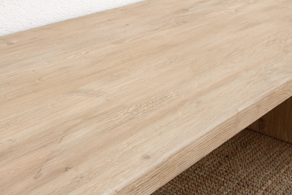 Grand Estate Reclaimed Bleached Wood Dining Table (Trade)
