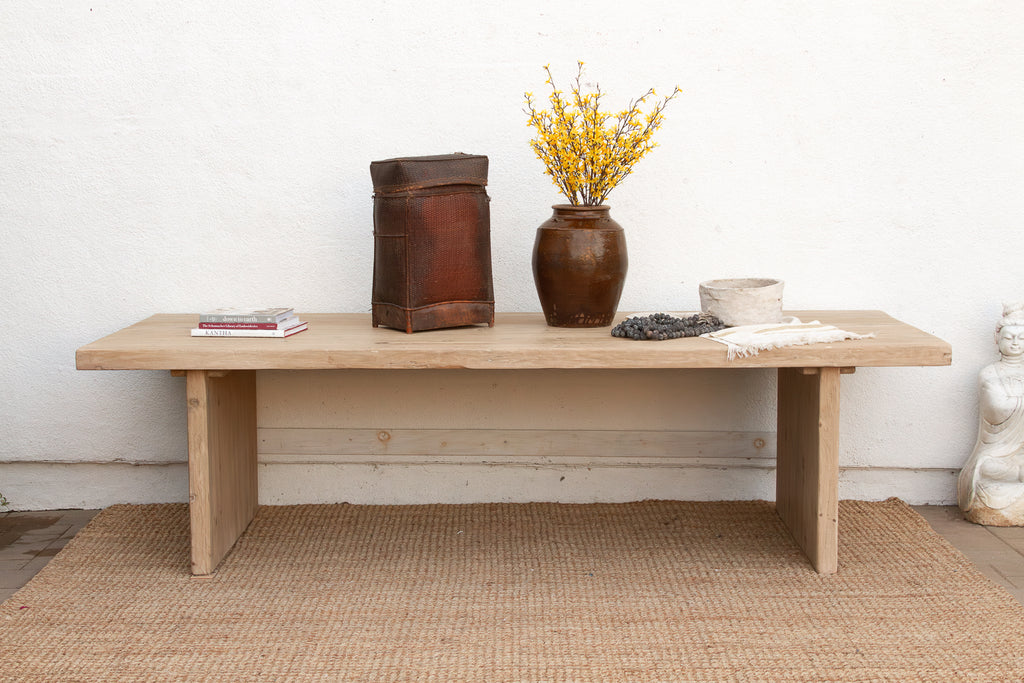 9ft Long Modern Rustic Trestle Dining Table