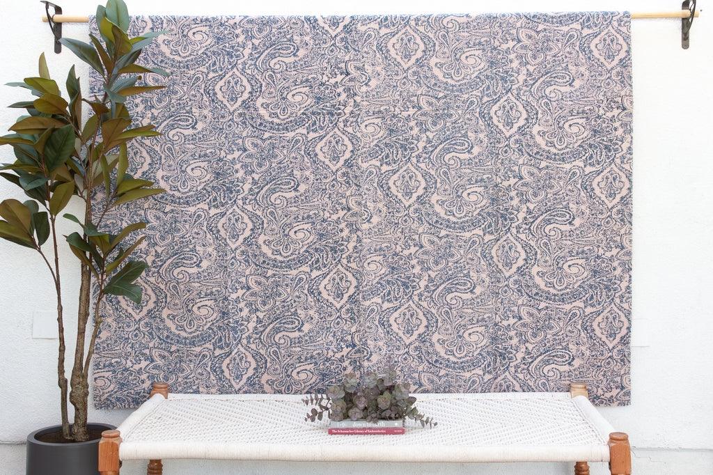 Celestial Dew Indian Block Print Blanket