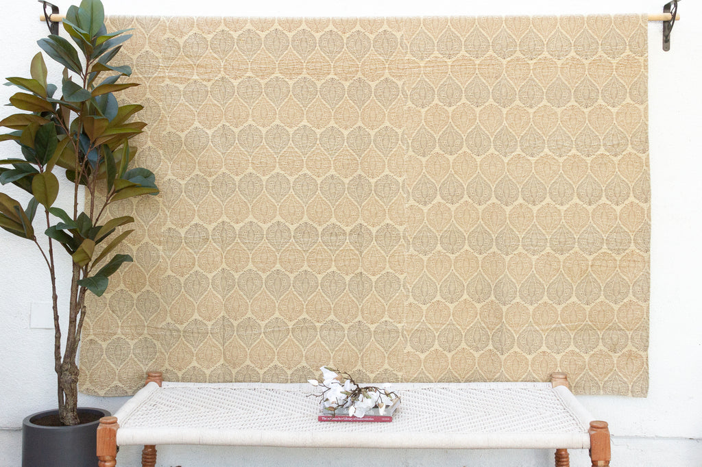 Monsoon Seed Indian Block Print Bedcover