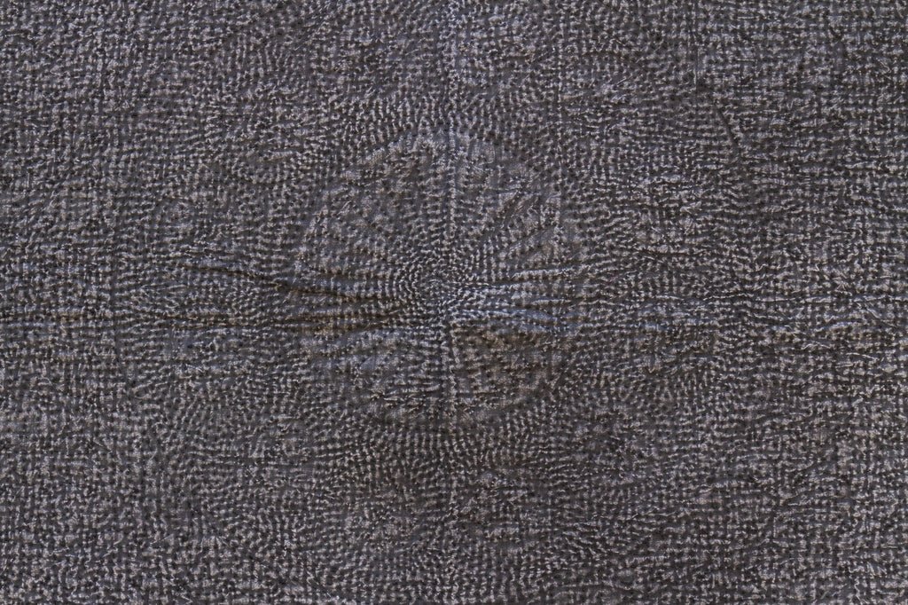 Obsidian Gray Handstitched Filanan Gudari Bedcover (Trade)