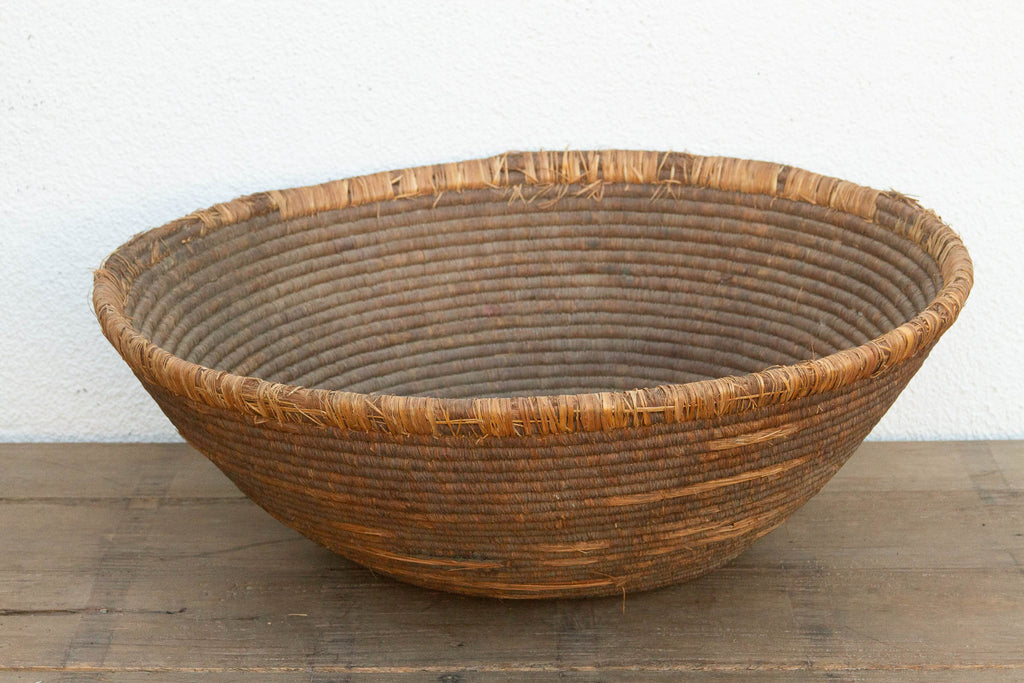 Large Antique Nomadic Harvest Bowl