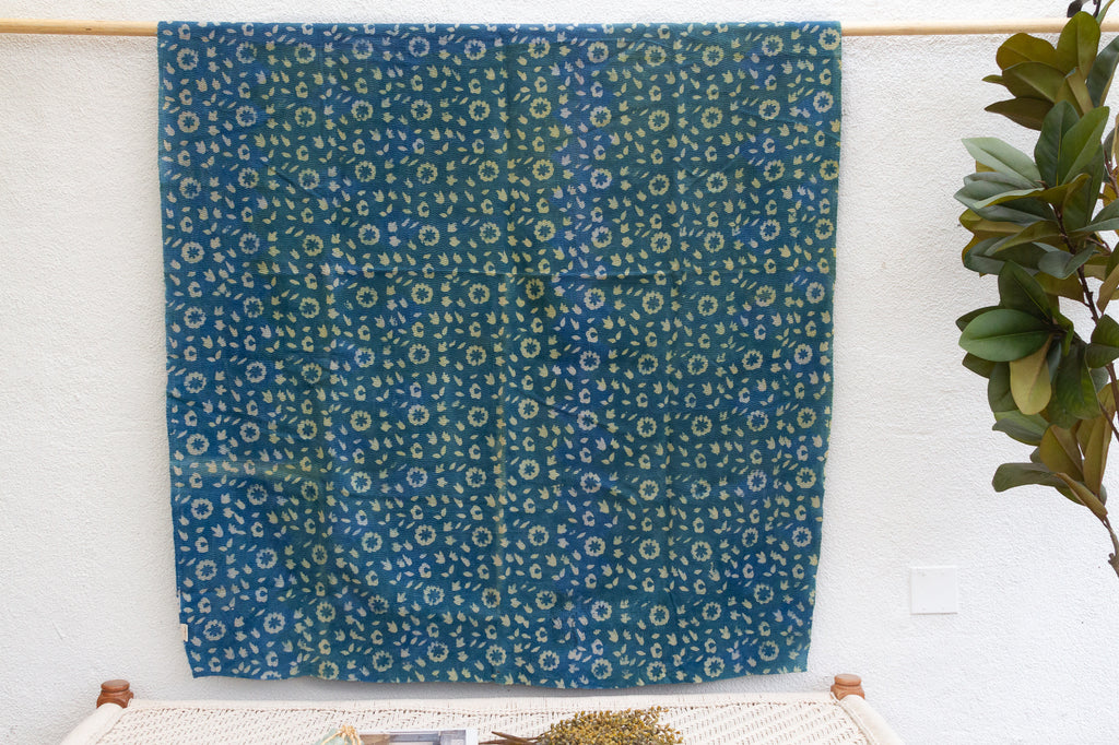 Constellation Vintage Indigo Printed Throw (Trade)