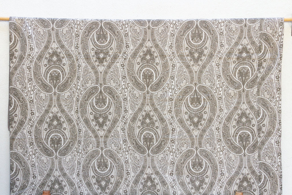 Riverbed Paisley Indian Block Print Coverlet