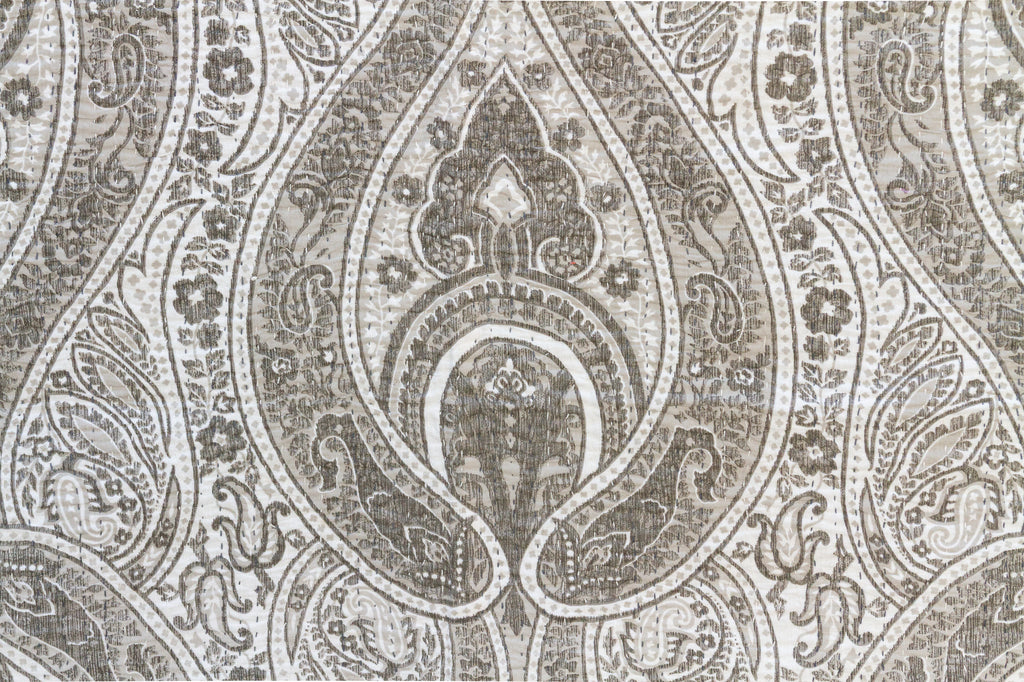 Riverbed Paisley Indian Block Print Coverlet