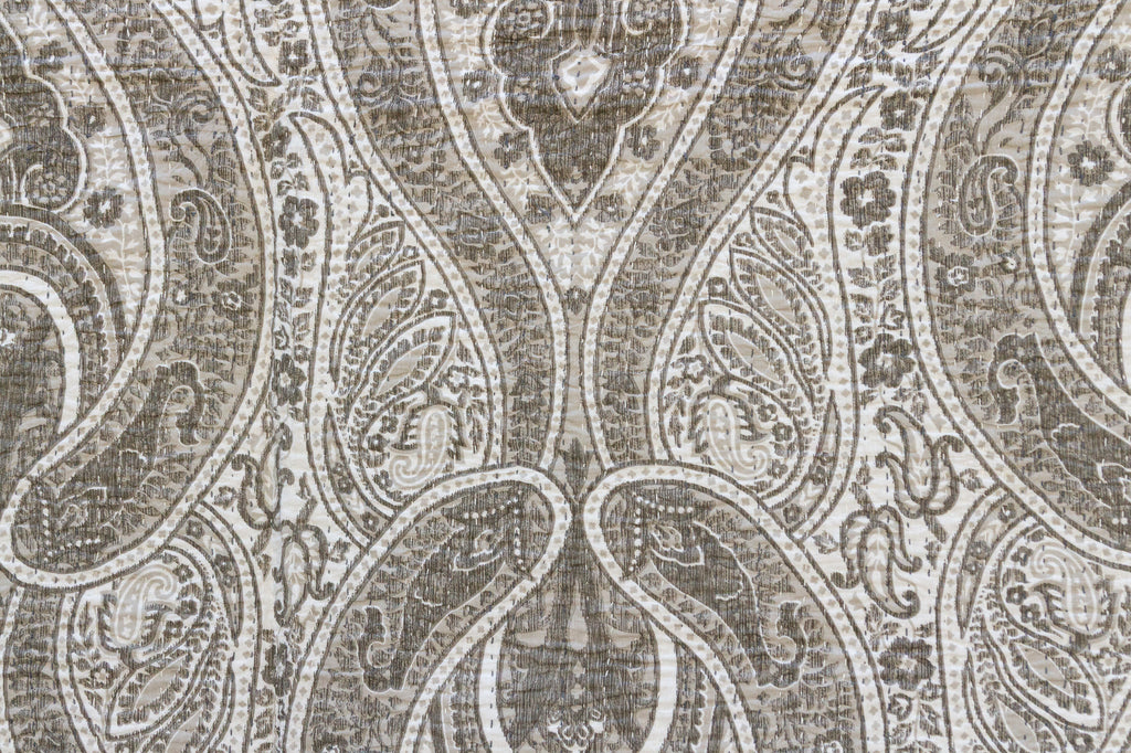 Riverbed Paisley Indian Block Print Coverlet