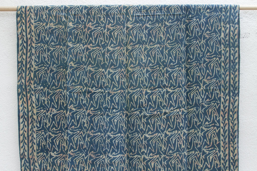 Dot & Dash Vintage Indigo Printed Throw