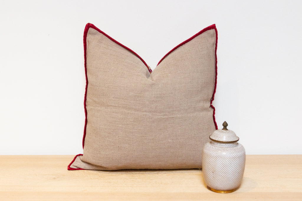 Colorful Rajasthani Embroidered Decorative Pillow