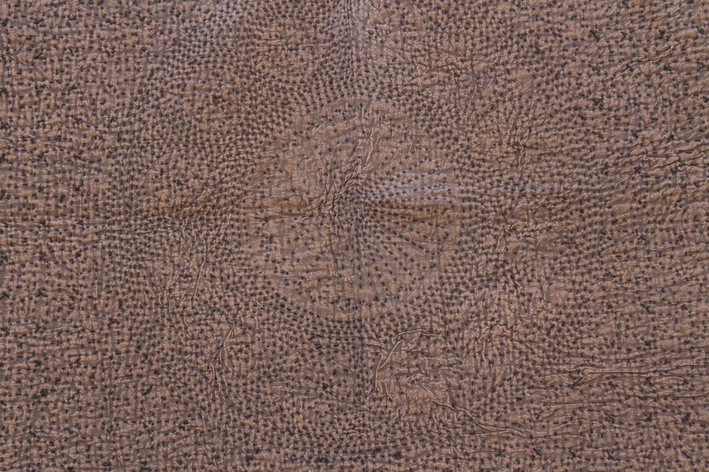 Earthen Taupe Handstitched Filanan Gudari Bedcover