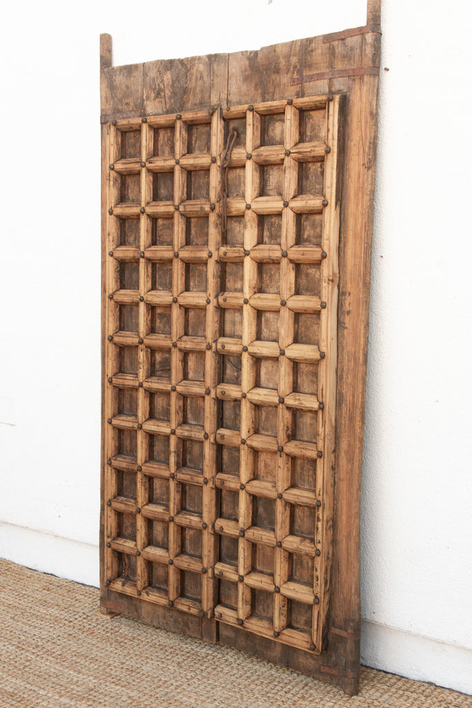 Early 1800's Jaisalmer Carved Teak Doors