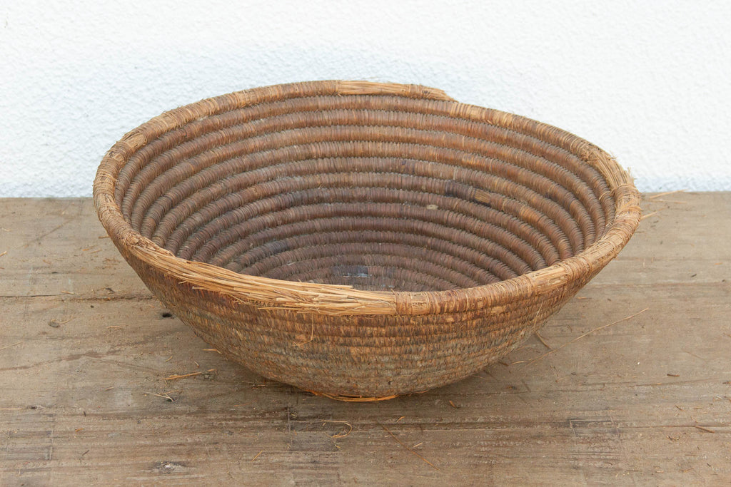 Vintage Coiled Harvest Bowl w/Mud Sealed Base (Trade)
