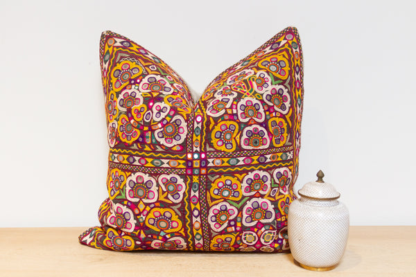 Navya Rajasthani Embroidered Decorative Pillow
