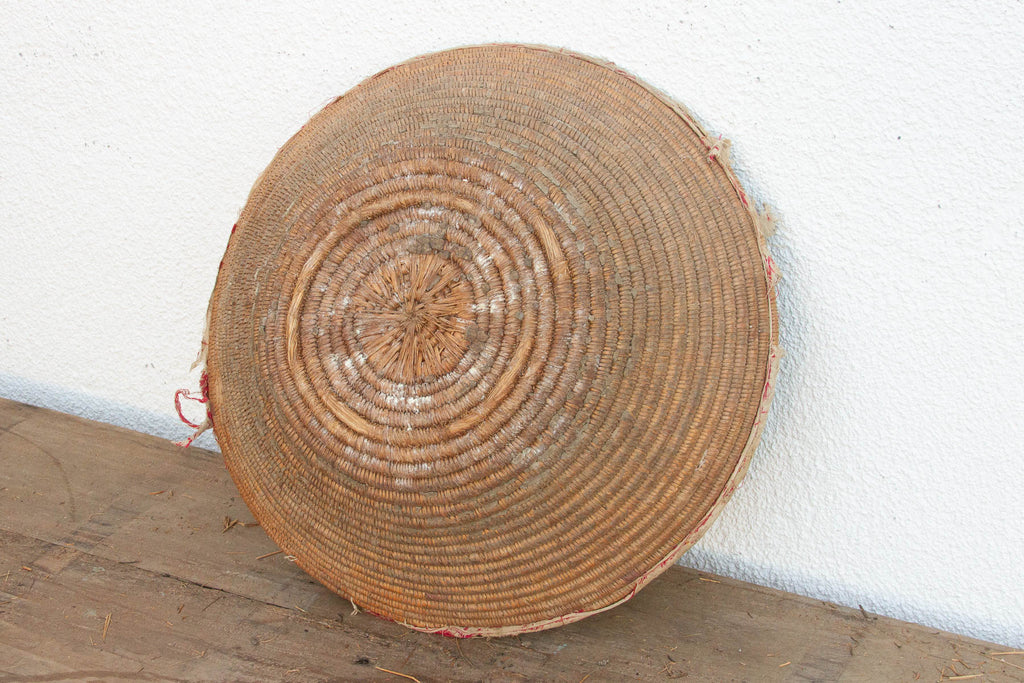 Harvest Basket with Old Textile Rim (Trade)