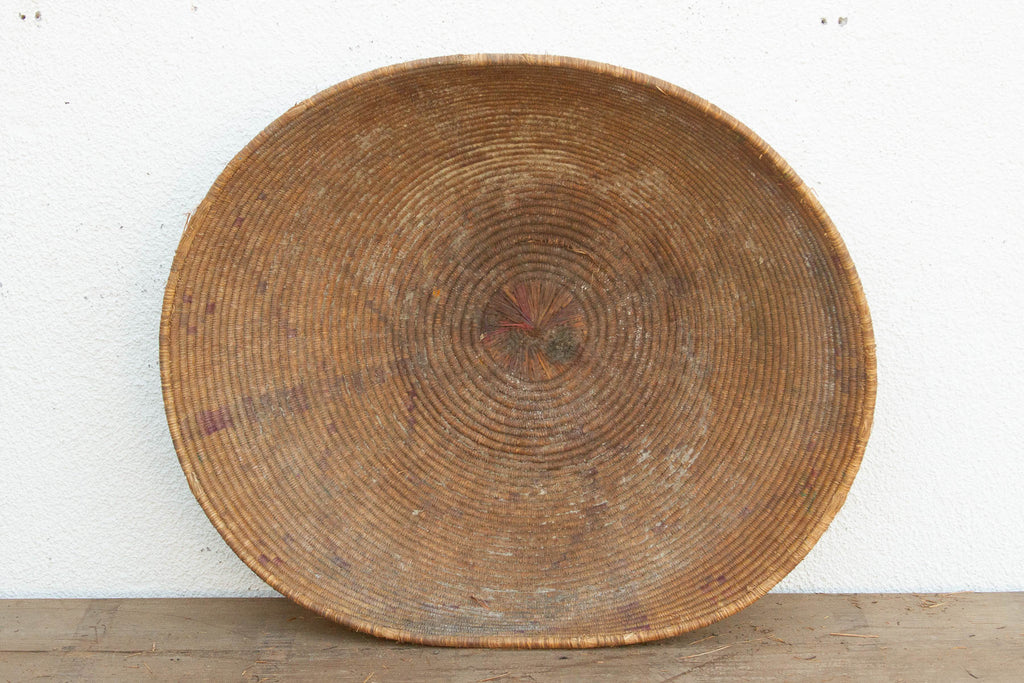 Large Tribal Pattern Nomadic Harvest Bowl (Trade)