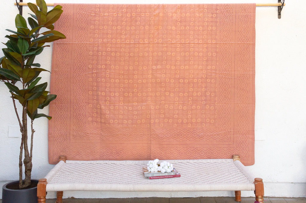 Desert Sky Indian Block Print Blanket