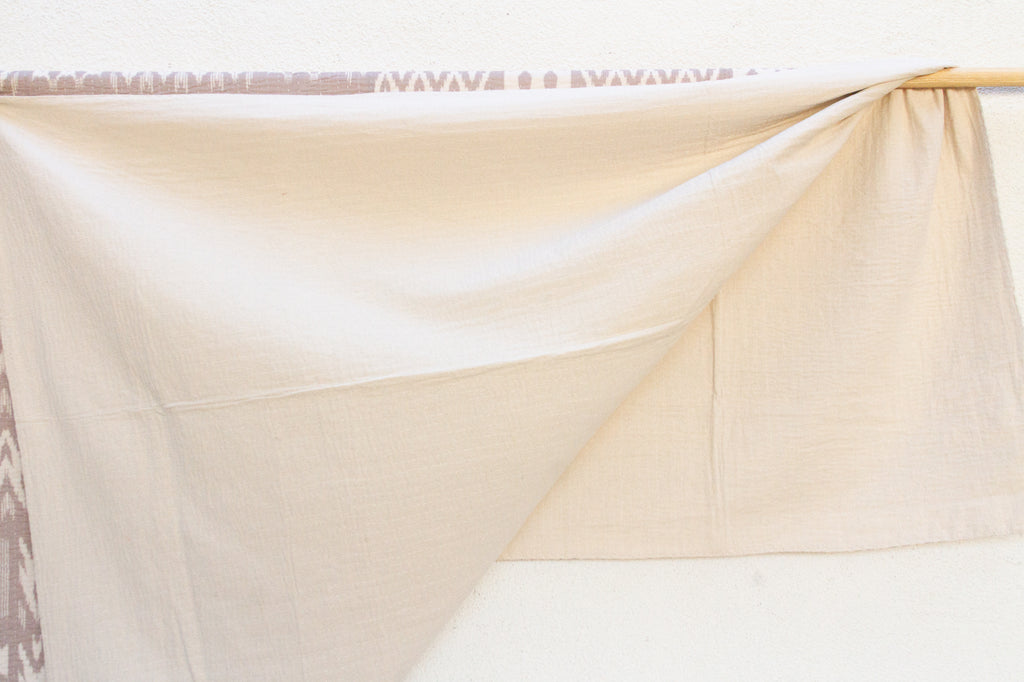 Ikat Rhythm Indian Block Print Coverlet