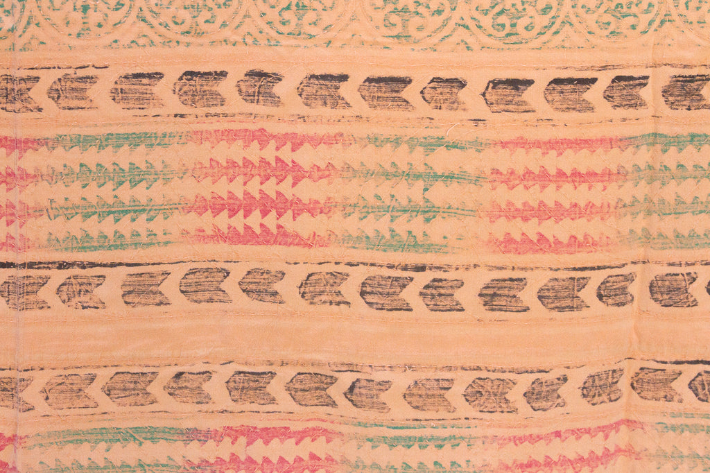 Moorish Mosaic Indian Block Print Bedcover