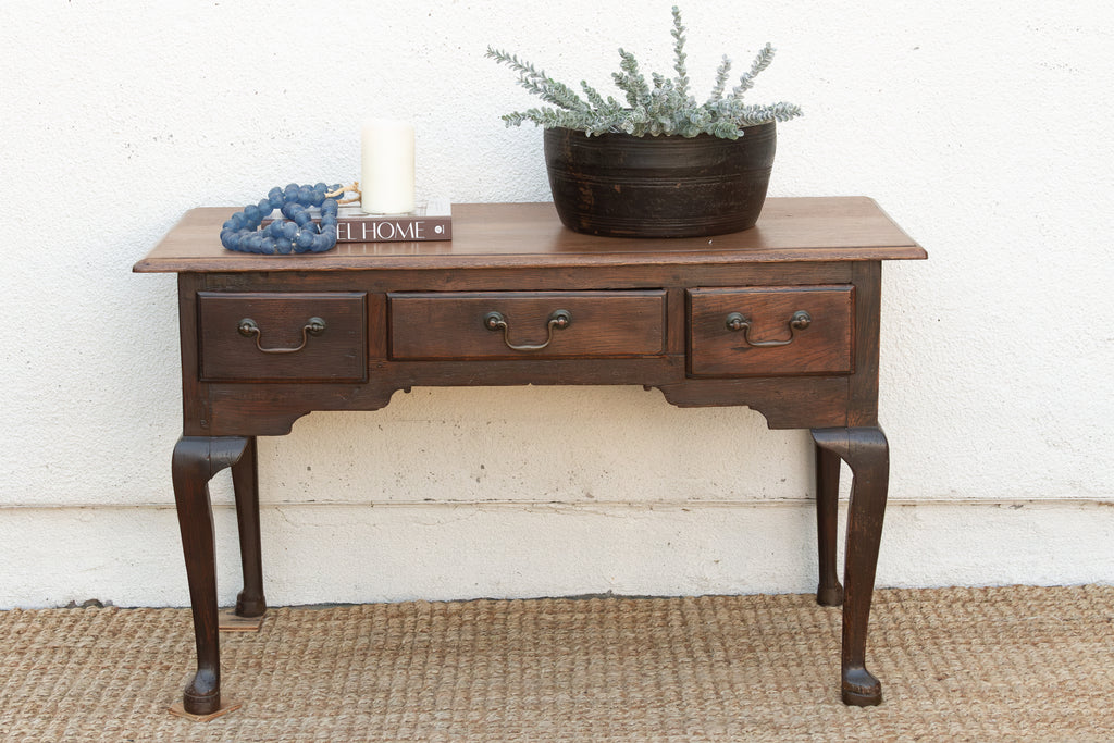 18th Century English Oak Lowboy (Trade)