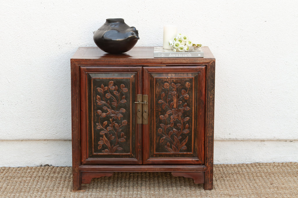 Finely Carved Antique Chinese Cabinet