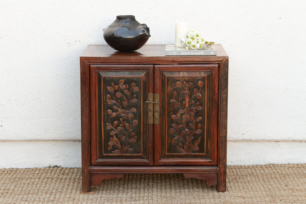 Finely Carved Antique Chinese Cabinet