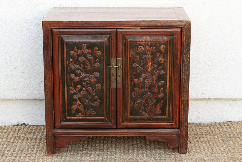 Finely Carved Antique Chinese Cabinet