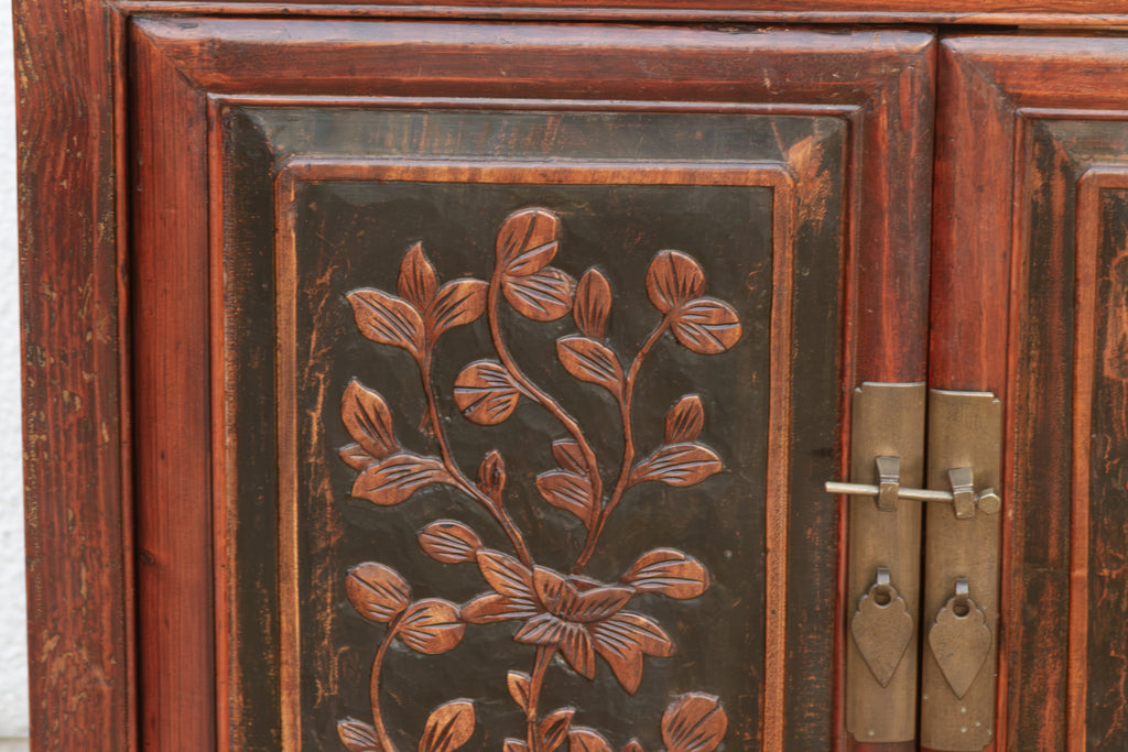 Finely Carved Antique Chinese Cabinet